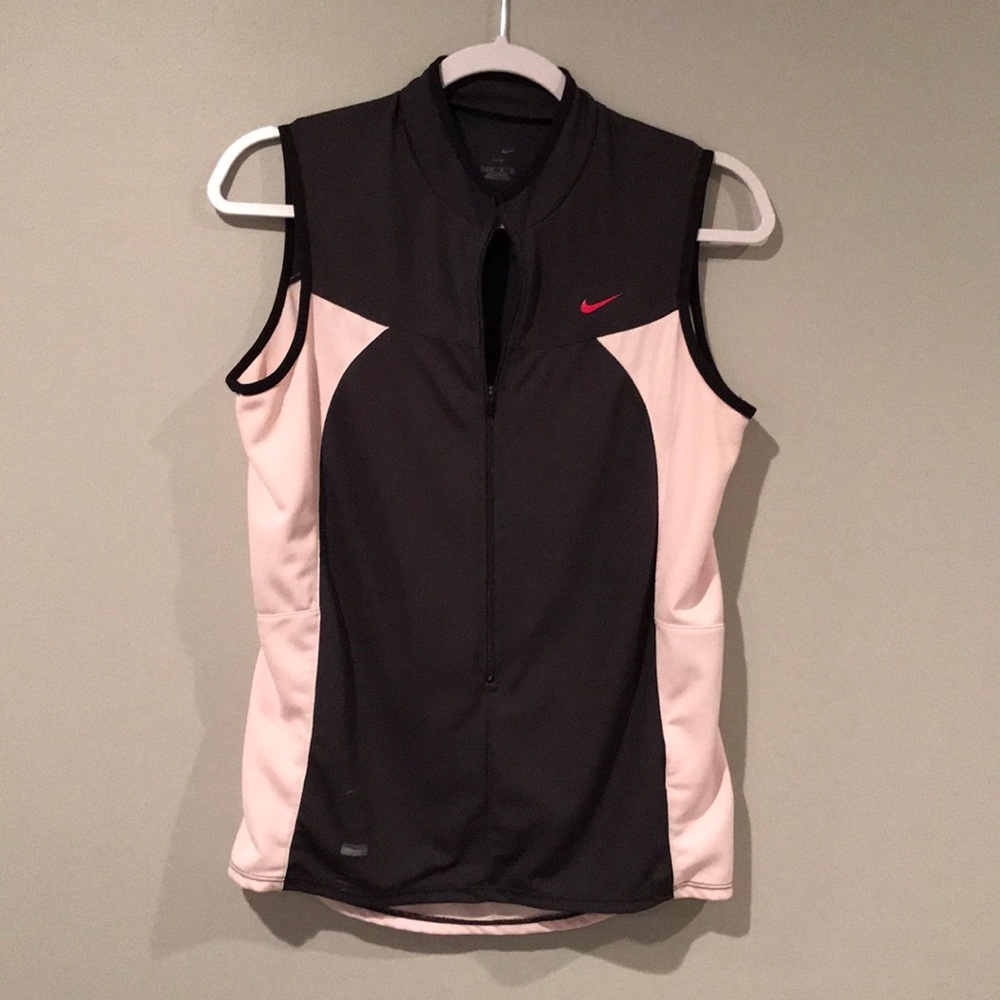 Pink and gray workout Nike vest